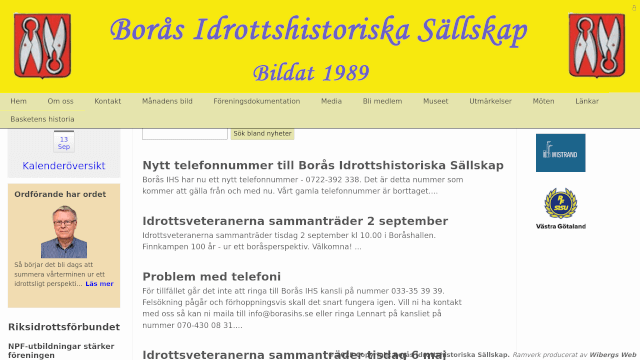Screenshot of borasihs.se
