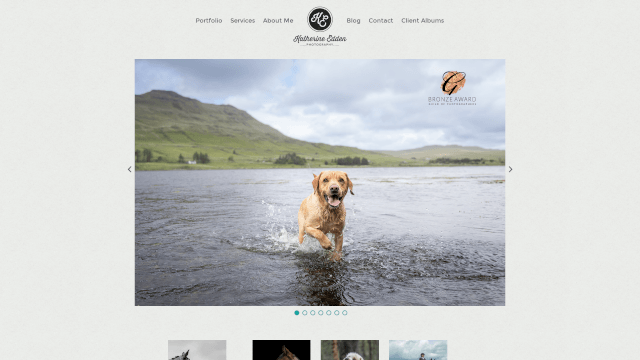 Screenshot of katherineedden.com