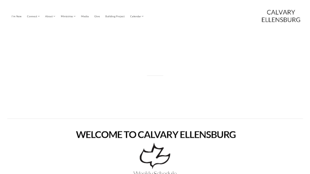 Screenshot of calvaryellensburg.com