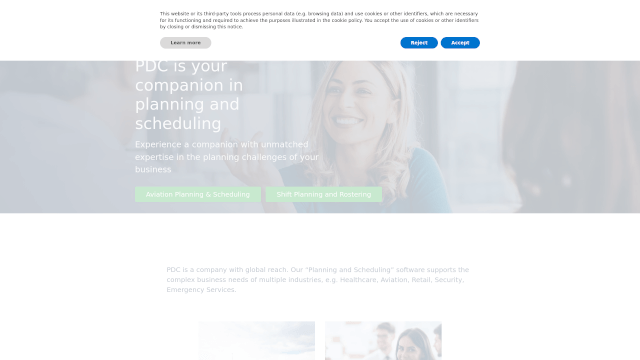 Screenshot of pdc.com