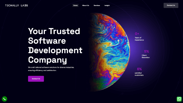 Screenshot of techallylabs.com