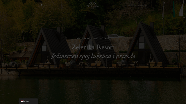 Screenshot of zelenikaresort.rs