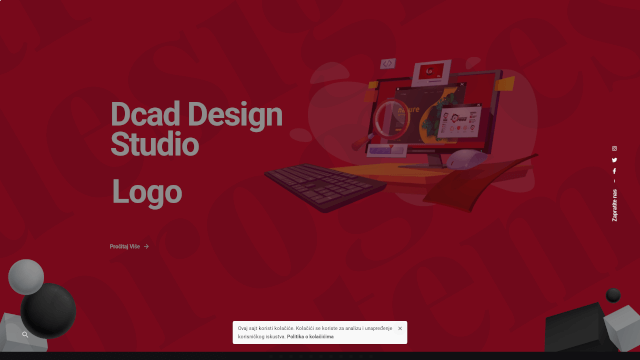 Screenshot of dcaddesign.com