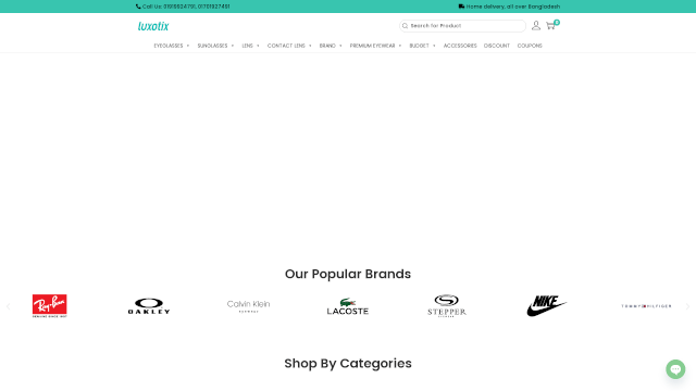 Screenshot of luxotix.com
