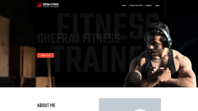 Screenshot of dheerajfitness.com