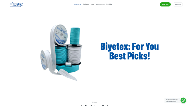 Screenshot of biyetex.com
