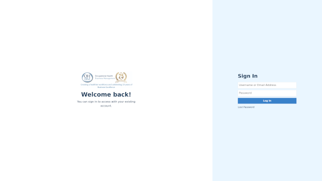 Screenshot of myohbm.co.uk