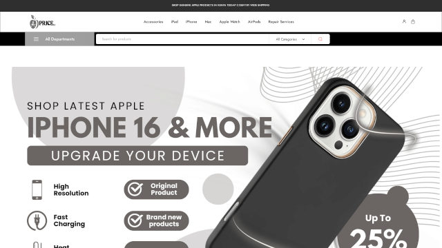 Screenshot of appleprice.co.ke